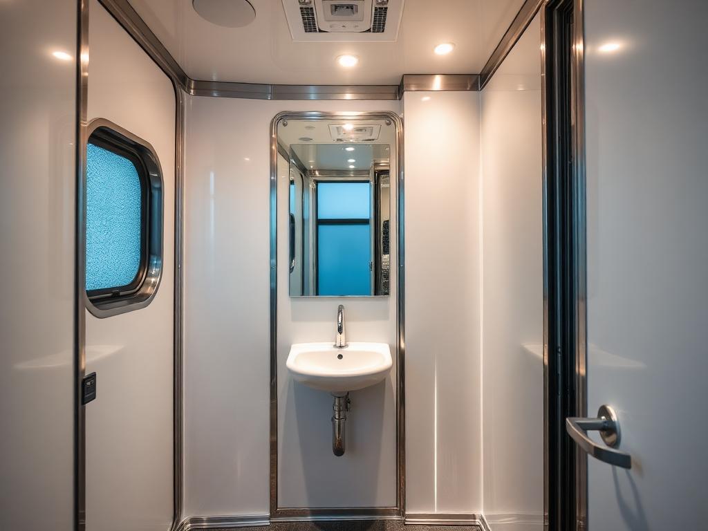 Luxury Restroom Trailers in Mustang, OK